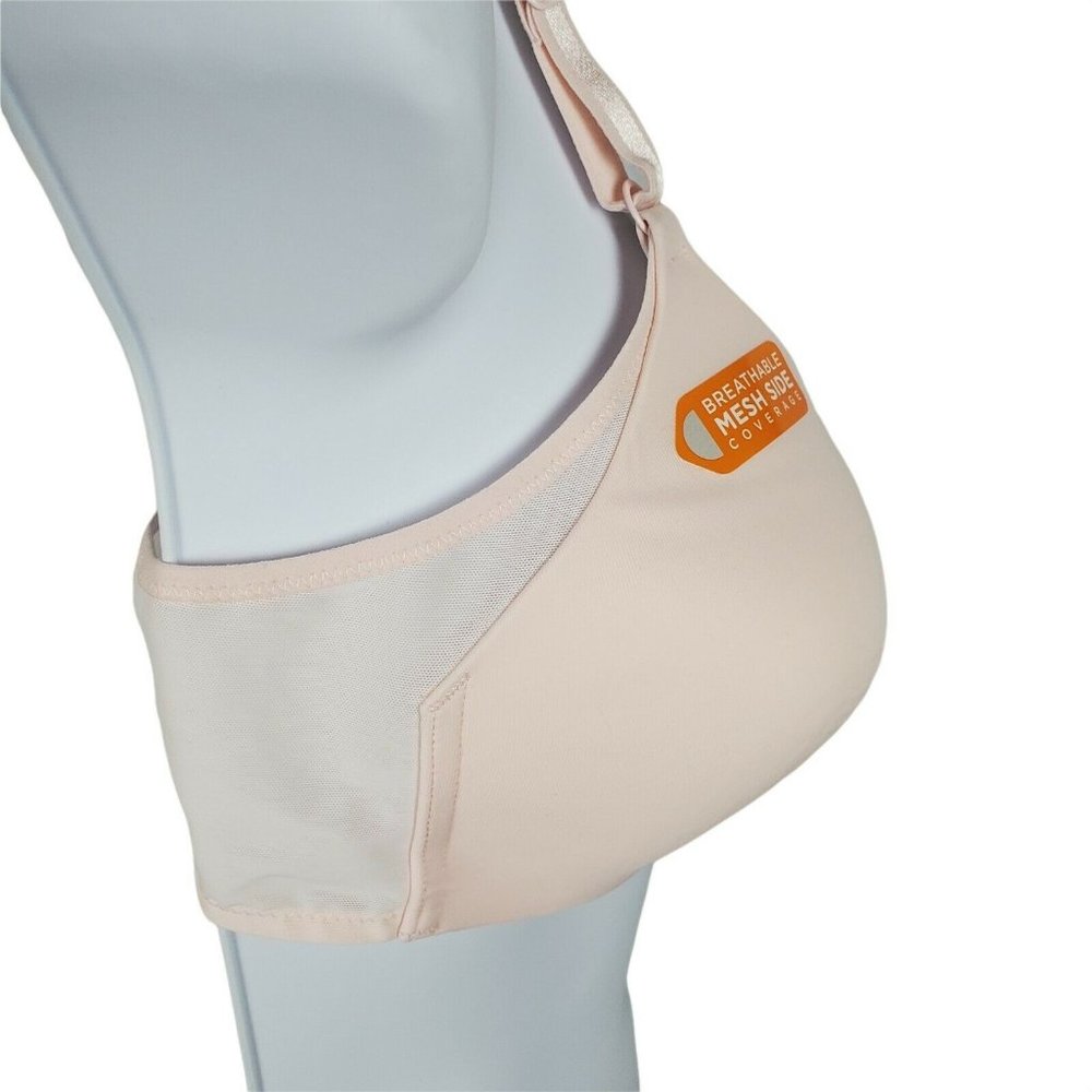 Warners® No Side Effects® Wireless with Mesh Bra Size 34C Adjustable Straps NEW - Picture 3 of 11